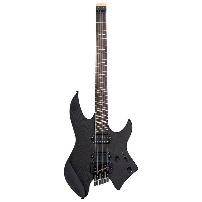 Sire X6H6/TBK mahogany + ash veneer electric guitar transparent black, with gigbag