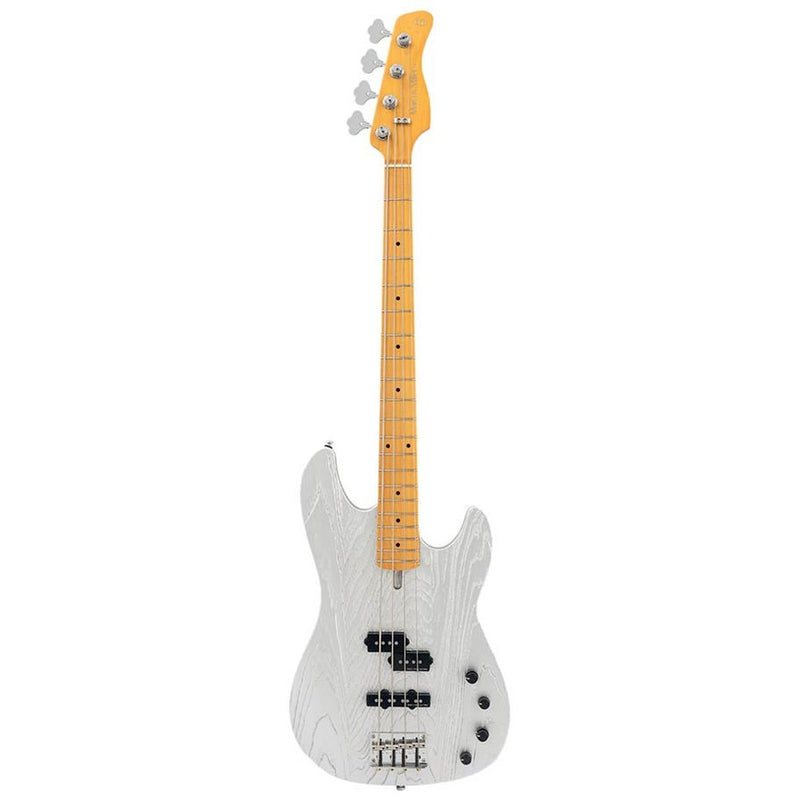 Sire P6 4/ISV mahogany+ash top 4-string active bass guitar inca silver