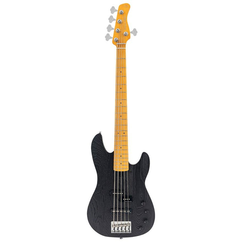 Sire P6 5/BK mahogany+ash top 5-string active bass guitar black