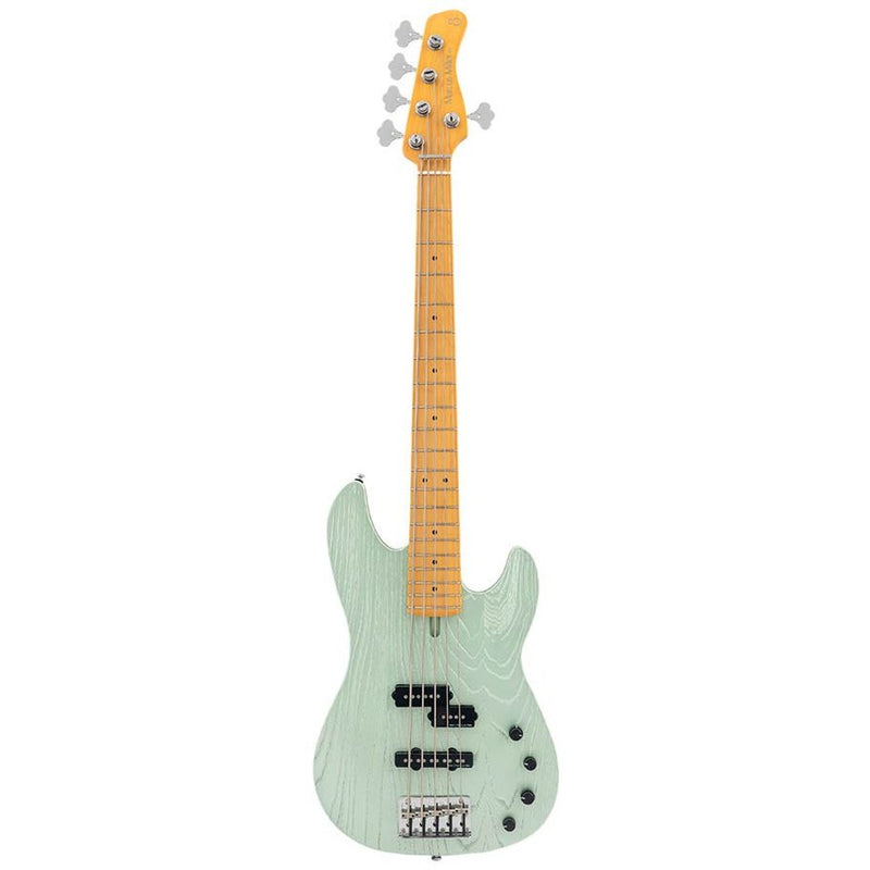 Sire P6 5/SGM mahogany+ash top 5-string active bass guitar surf green metallic