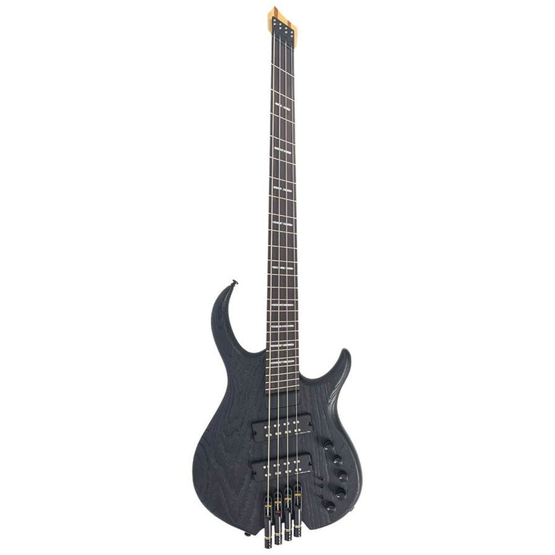 Sire M6H 4/BKS swamp ash 4-string active bass sandblasted black, with gigbag