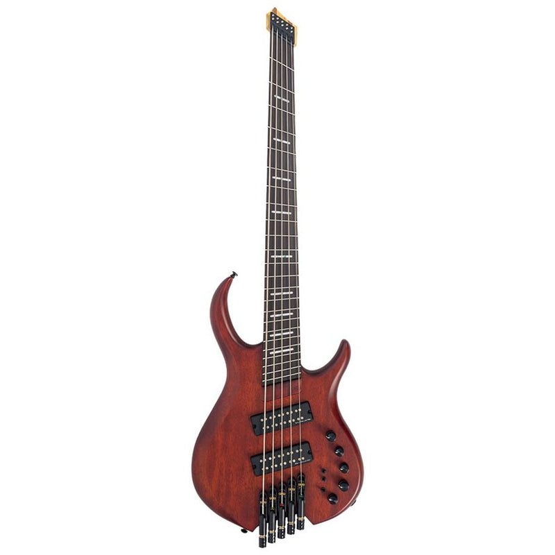 Sire M6H 5/MAS mahogany 5-string active bass mahogany satin, with gigbag