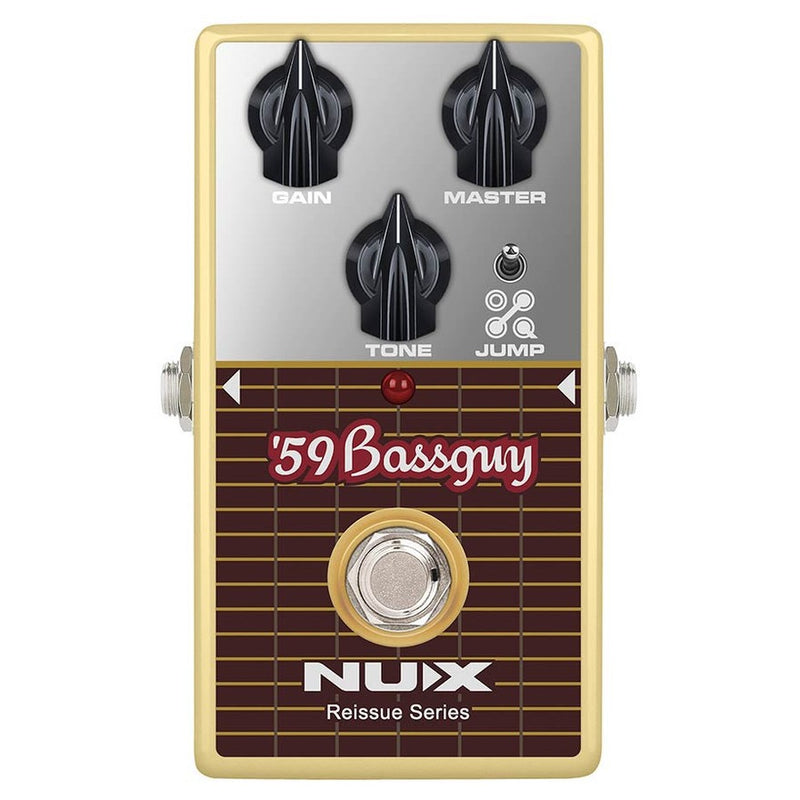 NUX 59-BassGuy analog effect pedal true bypass 59 BASSGUY OVERDRIVE