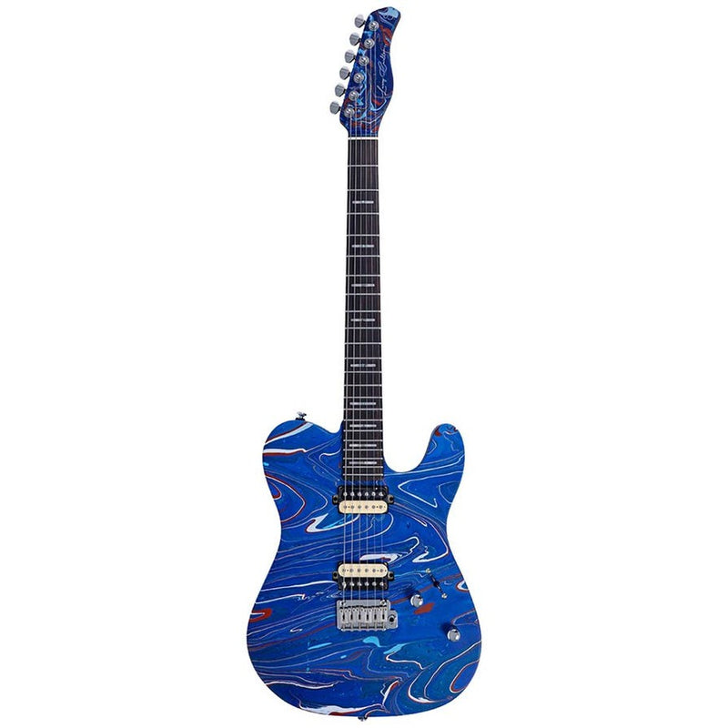 Sire T7 HH/BLSW alder electric guitar T-style, blue swirl