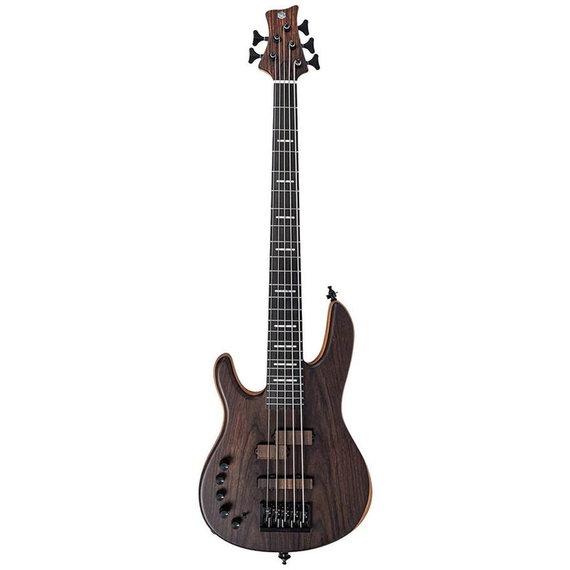 Sire F10Dc 5L/NTS lefty alder + rosewood top 5-string active bass guitar, natural satin, with hardcase