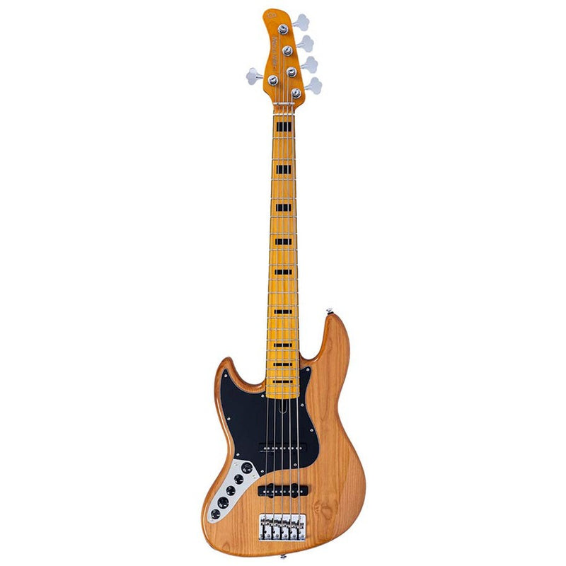Sire V7N A5L/NT lefty alder 5-string active bass guitar natural
