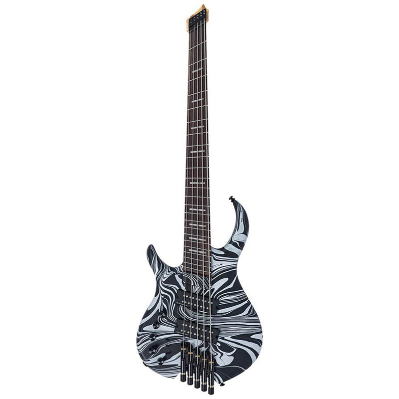 Sire M6H 5L/BKSW lefty mahogany 5-string active bass black swirl, with gigbag