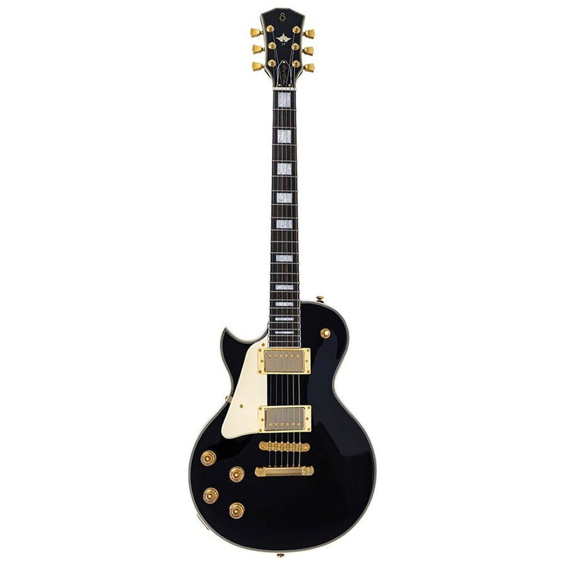 Sire L7DXL/BK lefty mahogany + maple top electric guitar L-style, black