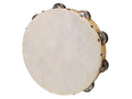 Hayman CSW-1018 tamboerijn, natuurvel, 10", 18 schellen, hout