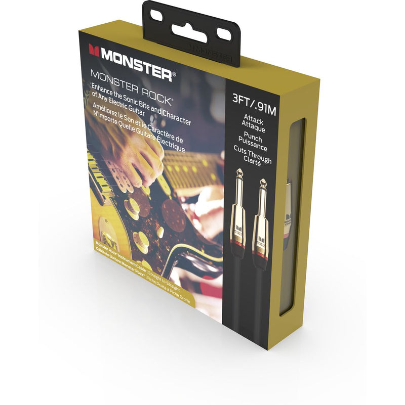 Monster Cable 21 Feet Right Angle To Straight - Monster Rock