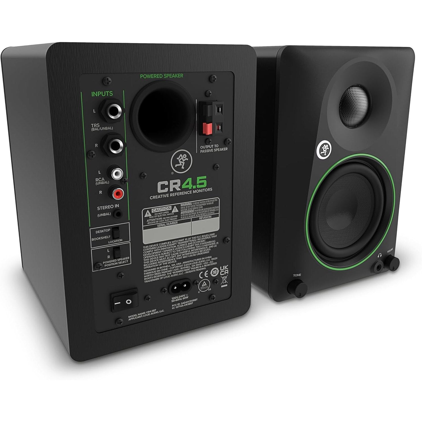 Mackie 4.5 Powered Studio Monitors w/ Tone Control westerhaven-muziek