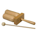 Hayman PA-34 2-tonige buisvormige woodblock, I-model, hout, met klopper westerhaven-muziek