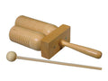 Hayman PA-34 2-tonige buisvormige woodblock, I-model, hout, met klopper