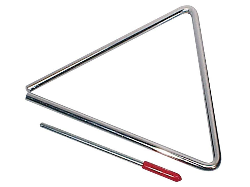 Hayman PA-49 7" triangel, verchroomd, met klopper, diameter: 8 mm.