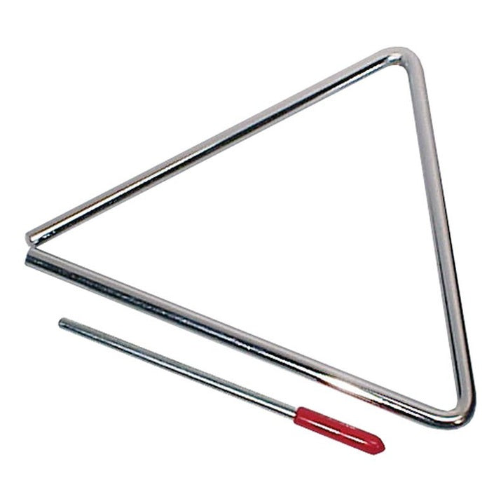 Hayman PA-49 7" triangel, verchroomd, met klopper, diameter: 8 mm. westerhaven-muziek