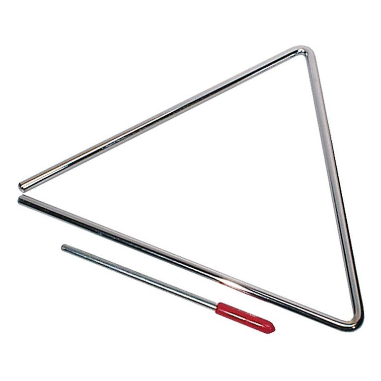Hayman PA-50 8" triangel, verchroomd, met klopper, diameter: 8 mm. westerhaven-muziek