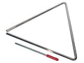 Hayman PA-50 8" triangel, verchroomd, met klopper, diameter: 8 mm.