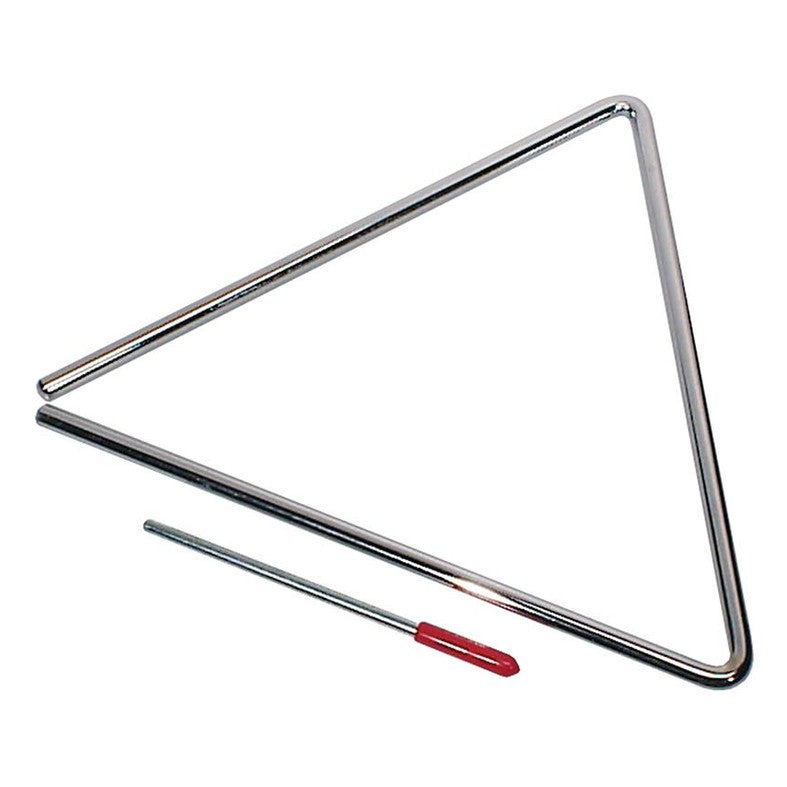 Hayman PA-50-1 10" triangel, verchroomd, met klopper, diameter: 8 mm. westerhaven-muziek