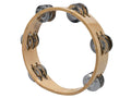 Hayman HLW-0812 tamboerijn, zonder vel, 8", 12 schellen, hout