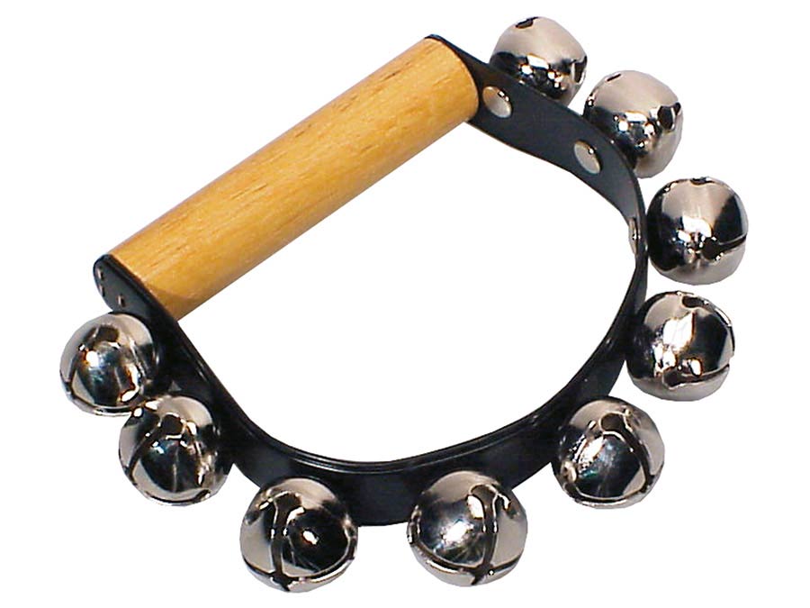 Hayman HB-70 bellenkrans, met handvat, 9 bellen van 27 mm