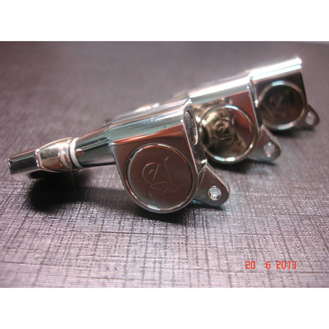 Alhambra Nickel Plated Machine Head For W/J - 9495