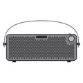 HoTone AP-30BK Bluetooth digitale modeler met Touch Screen westerhaven-muziek