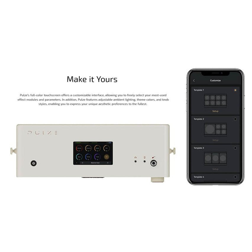 HoTone AP-30WH Bluetooth digitale modeler met Touch Screen, 2x 3,5" luidsprekers, 30W, wit westerhaven-muziek