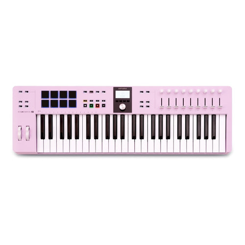 Arturia KeyLab Essential 3 49 Rose Quartz Ltd Ed Universele 49-toetsen Midi Controller-toetsenbord in beperkte Rose Quartz Ltd Editie westerhaven-muziek