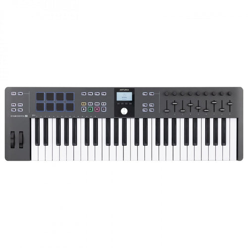Arturia Keylab Essential 3 49 Black Universele 49-toetsen Midi Controller-toetsenbord in Zwarte Editie westerhaven-muziek