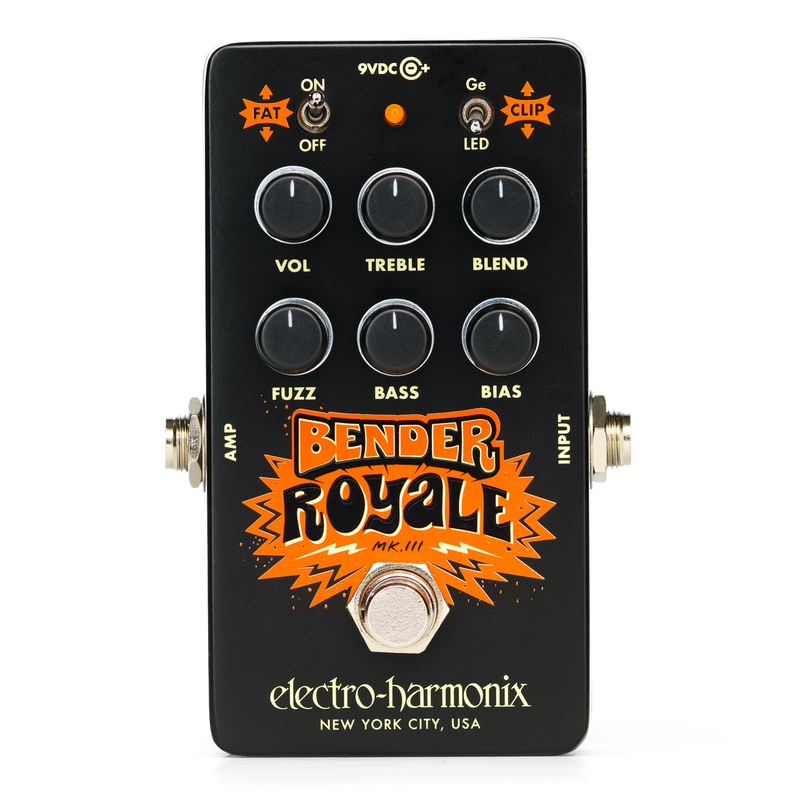 Electro Harmonix BENDER ROYALE Classic germanium Mkiii 3-transistor fuzz in Black