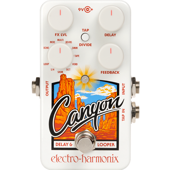 Electro Harmonix CANYON Multi Delay and Looper with Tap tempo/division