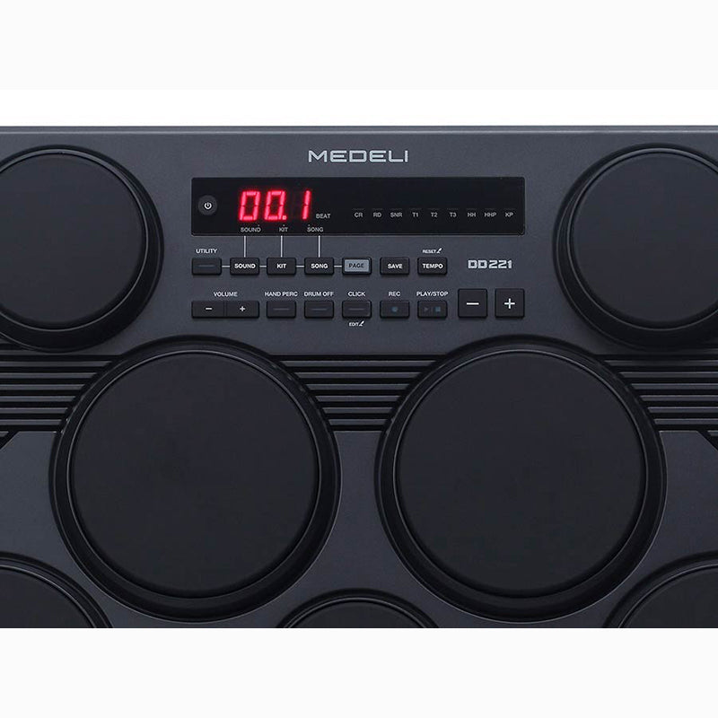 Medeli DD221 draagbare elektronische drumcomputer westerhaven-muziek