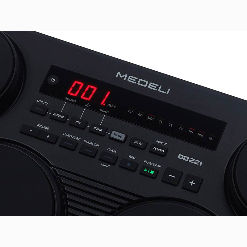 Medeli DD221 draagbare elektronische drumcomputer westerhaven-muziek