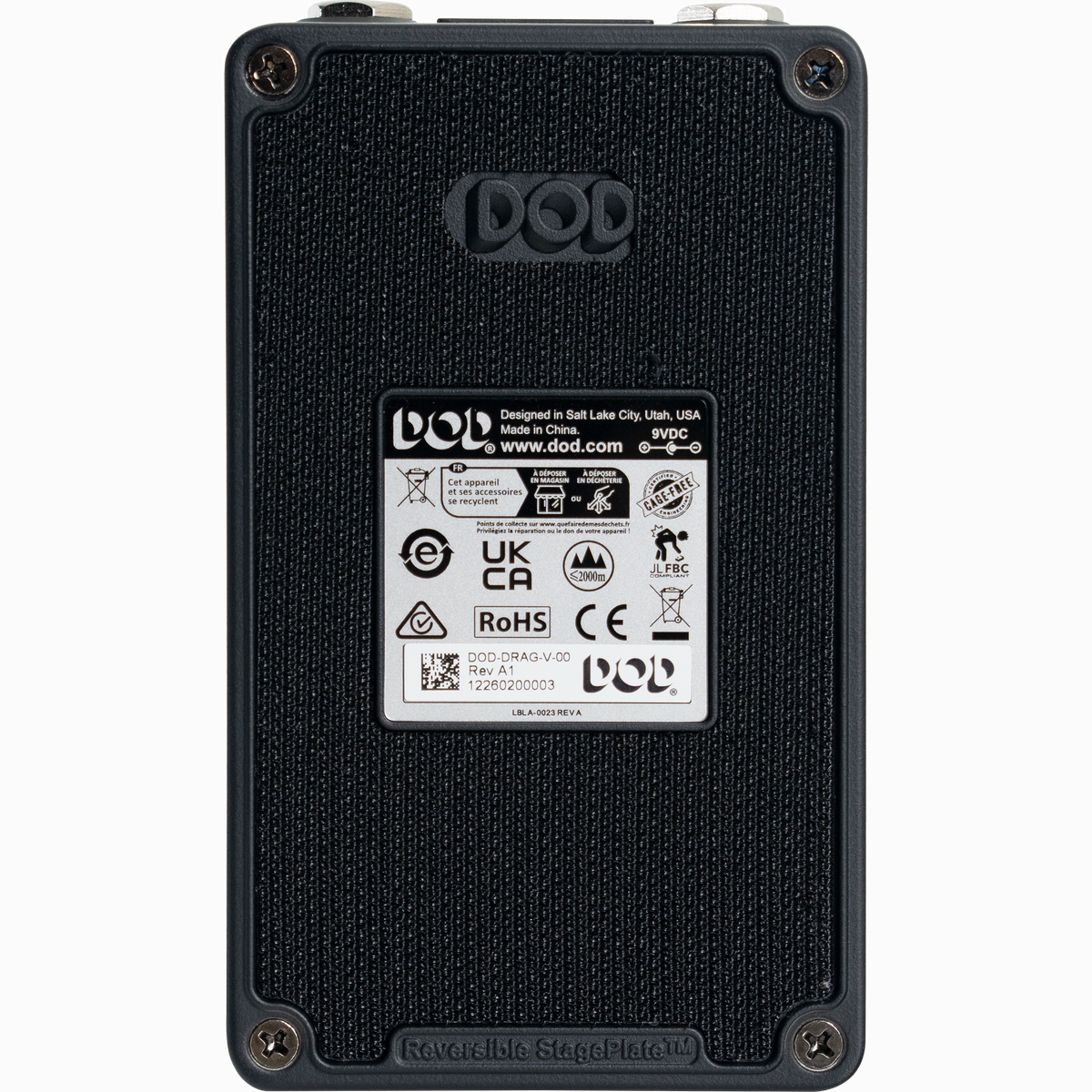 DOD Drag, analoog delay pedaal incl FS3x voetschakelaar westerhaven-muziek