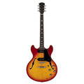 Sire H7V/CS electric guitar archtop with P90s cherry sunburst westerhaven-muziek