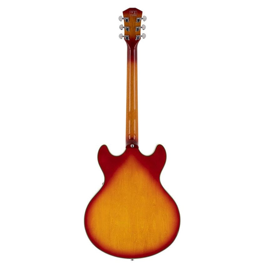 Sire H7V/CS electric guitar archtop with P90s cherry sunburst westerhaven-muziek