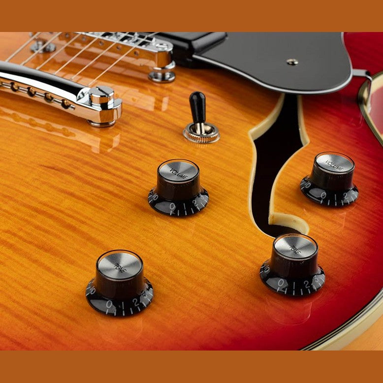 Sire H7V/CS electric guitar archtop with P90s cherry sunburst westerhaven-muziek