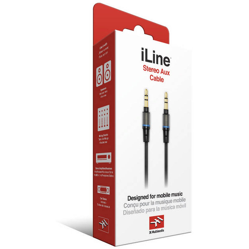 IK-Multimedia iLine - Stereo Aux Cable Individual cable – Stereo Aux Cable