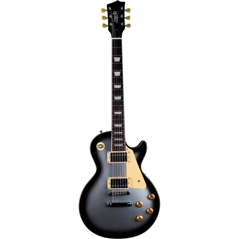 Jet Guitars JL-500 SLB L-Style Elektrisch HH Silverburst, Rosew. FB