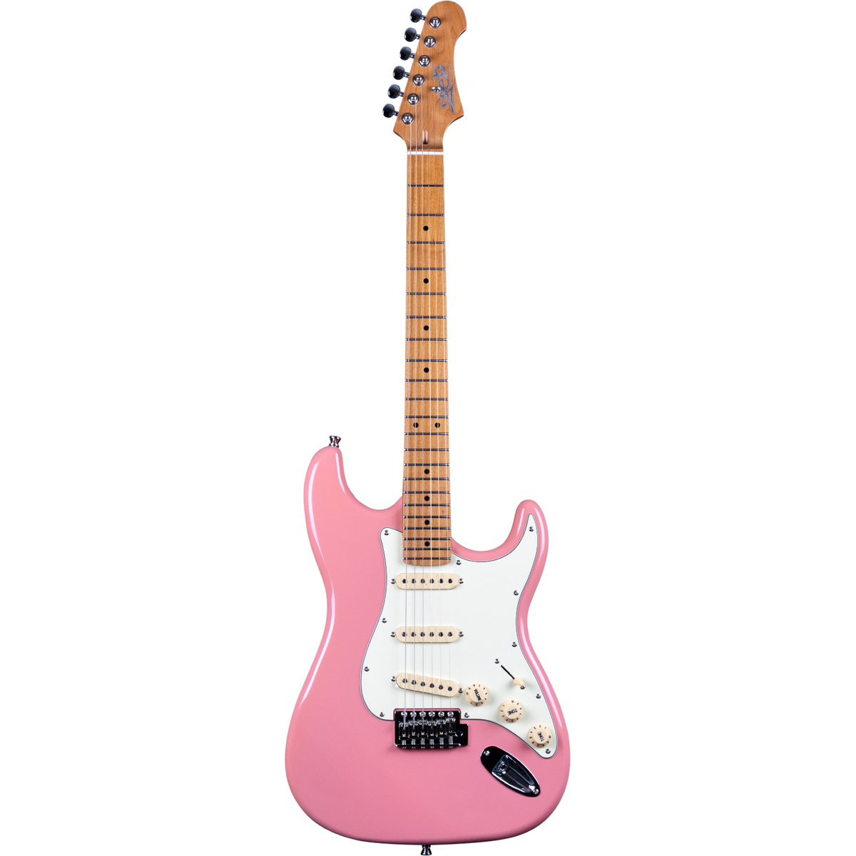 Jet Guitars JS 300 BGD S-stijl SSS Bordeau roze westerhaven-muziek