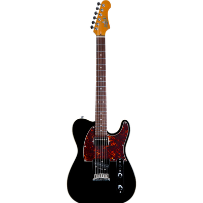 Jet Guitars JT-350 BK R T-stijl SH Zwart, Rozenw. FB