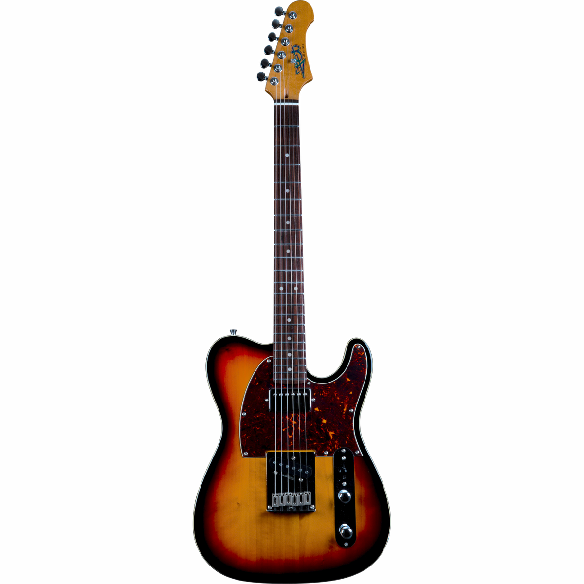 Jet Guitars JT-350 SB R T-stijl SH Sunburst, Rosew. FB westerhaven-muziek