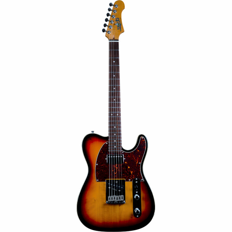 Jet Guitars JT-350 SB R T-stijl SH Sunburst, Rosew. FB