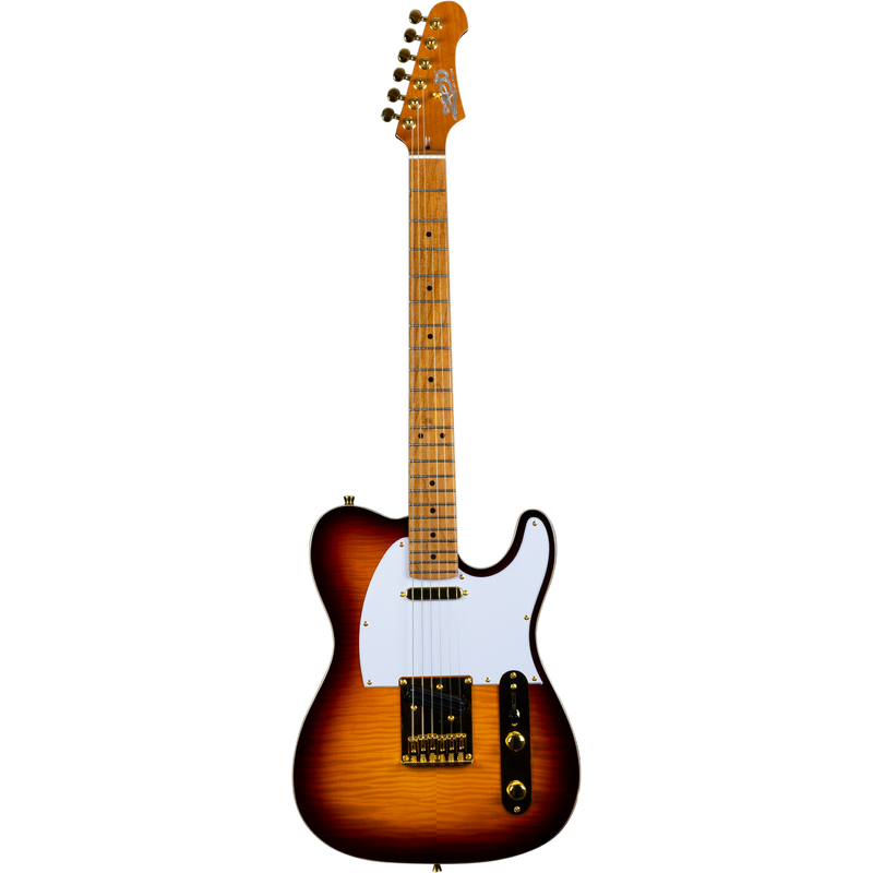 Jet Guitars JT-600 BS G T-stijl Tabak burst