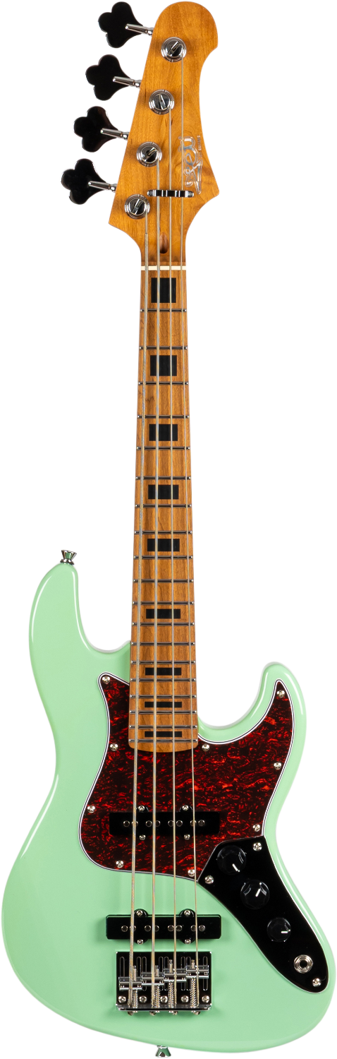 Jet Guitars JB-300 SFG Reisbas, SF Groen