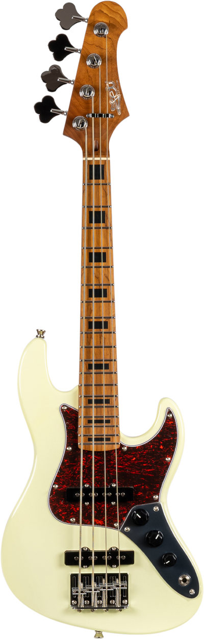 Jet Guitars JB-300 OW Reis Bas, Wit