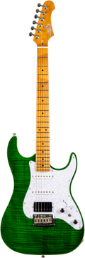 Jet Guitars JS-600 TGR S-stijl HSS transp. Groen