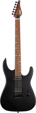 Jet Guitars JS-501 BK Stygian S-stijl Stygian HH Satijn Zwart, Rosew. FB