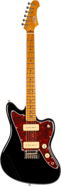 Jet Guitars JJ-300 P90 BK J-stijl P90 elektrisch Zwart
