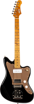 Jet Guitars JJ-350 BGT J-stijl H-P90 Zwart